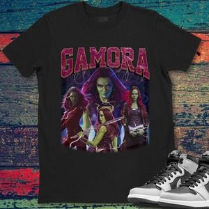 Gamora Poster Marvel Avenger Funny Unisex Gift T-Shirt Shirt Gift For Men Women